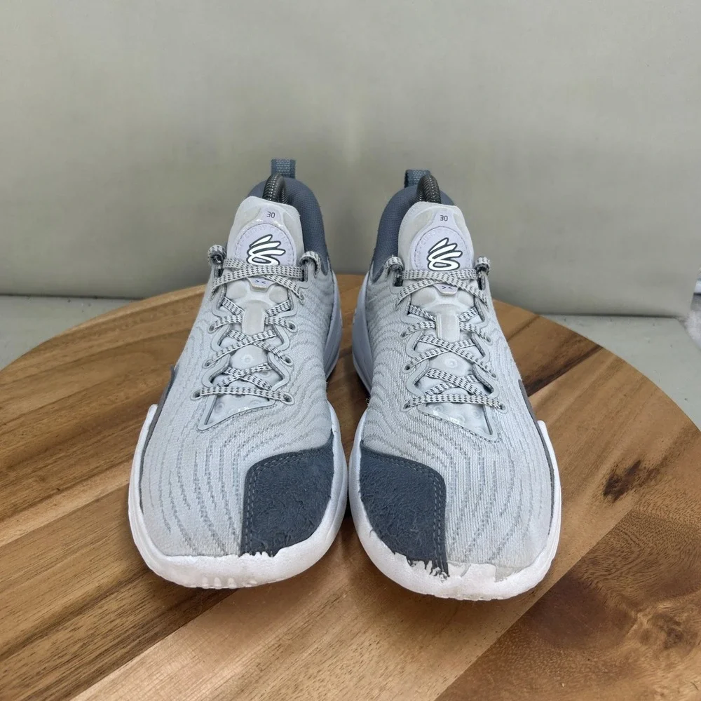 Under Armour Curry 11 Future Curry Basketball Shoes Grey White Womens 7.5